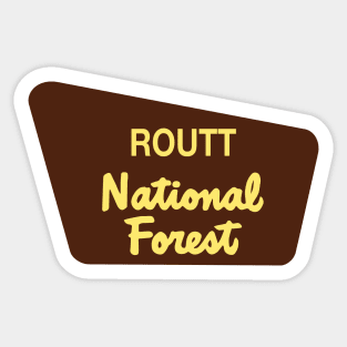 Routt National Forest Sticker